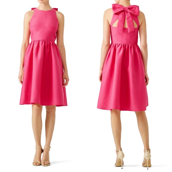 kate spade Dresses Nwt Kate Spade 8 Bougainvillea Bow Back Dress Poshmark